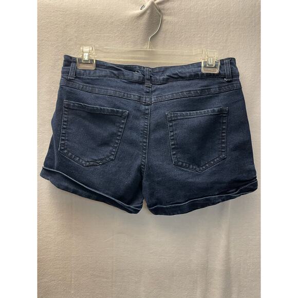 21 Denim size‎ 27 blue jean denim shorts cuffed leg - Picture 4 of 4